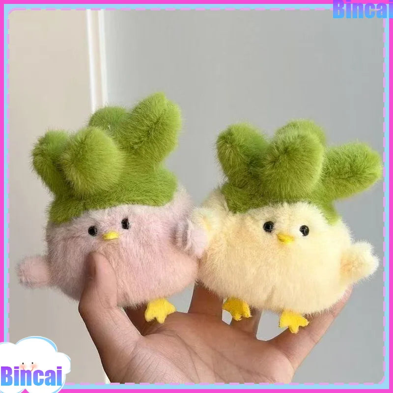 Soft Cartoon Chicken Plush Keychain – Stuffed Pendant with PP Cotton, Cute Hanging Accessory for Kids, Collectors, and Gifts